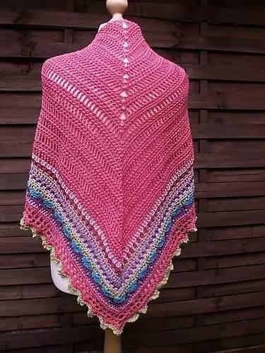 钩成人披风视频教程图解,从基础到成品  第3张